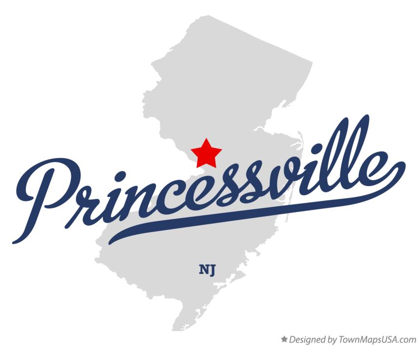 Map of Princessville New Jersey NJ