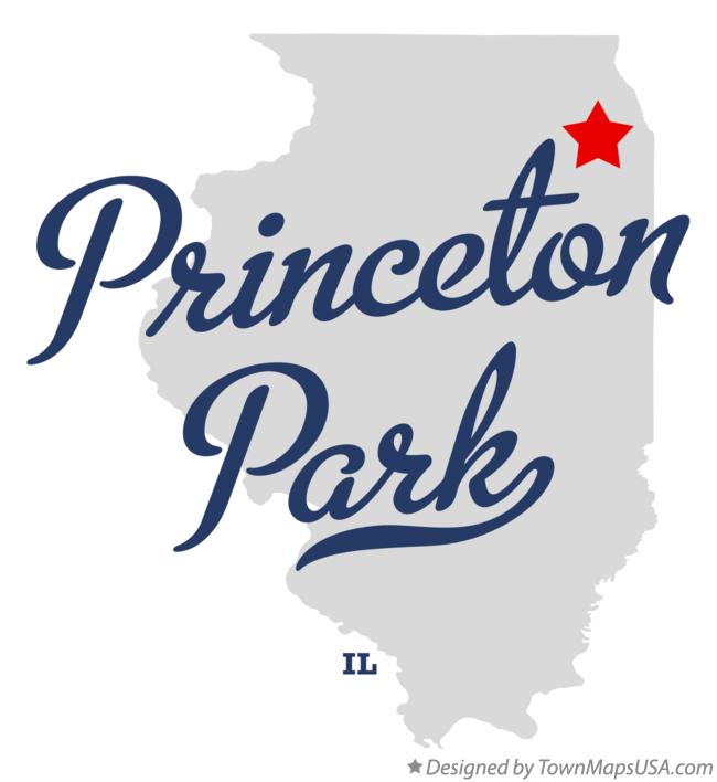 Map of Princeton Park Illinois IL