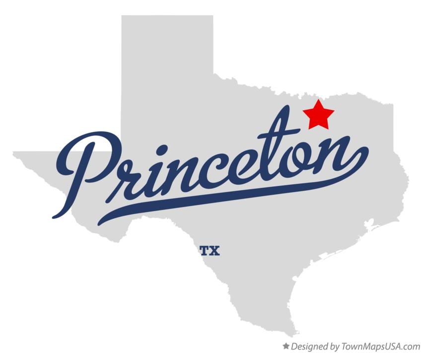 Map of Princeton Texas TX