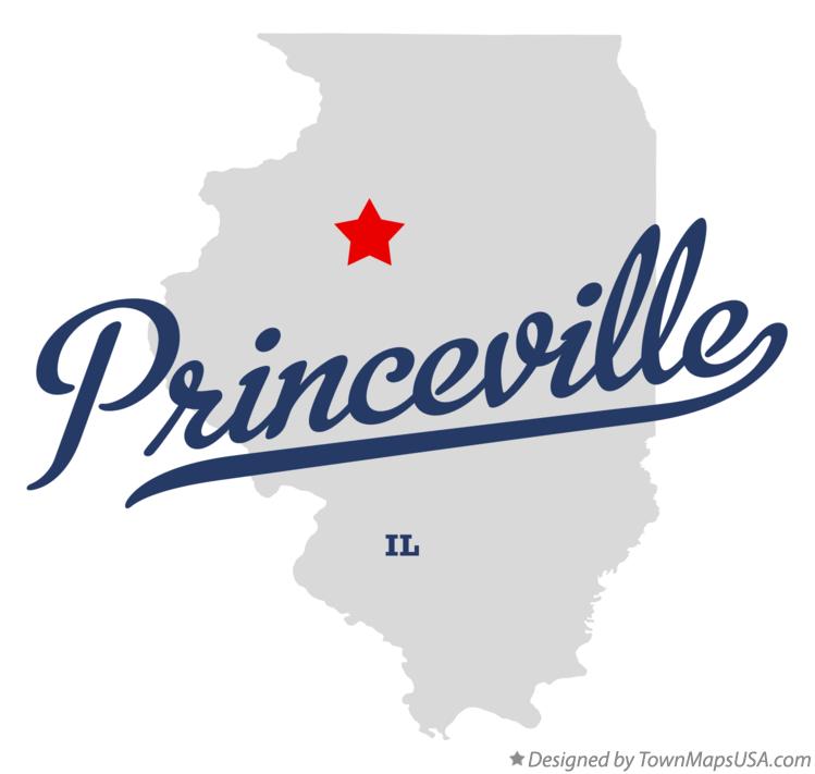 Map of Princeville Illinois IL