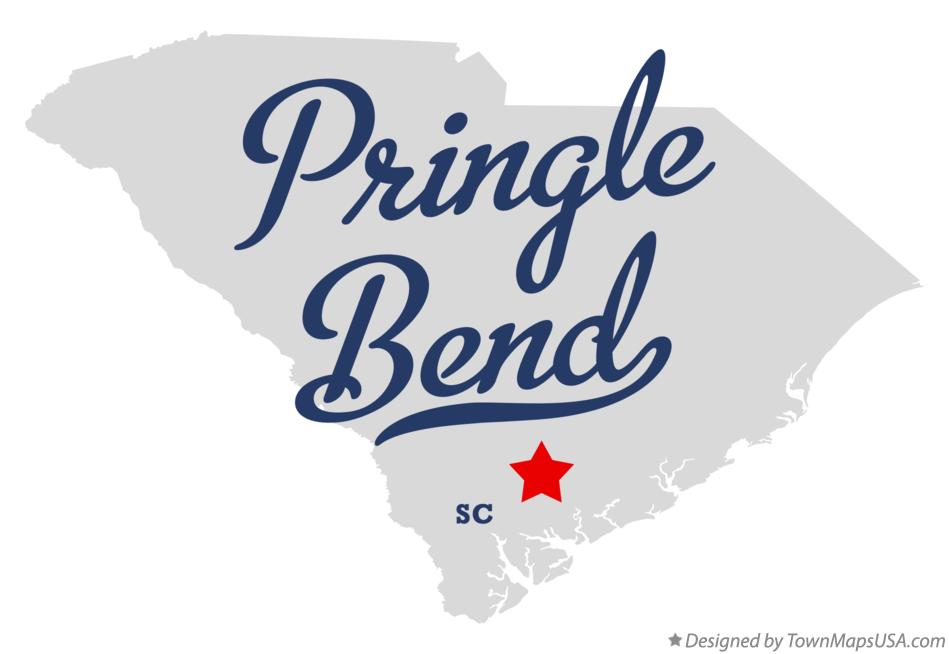 Map of Pringle Bend South Carolina SC