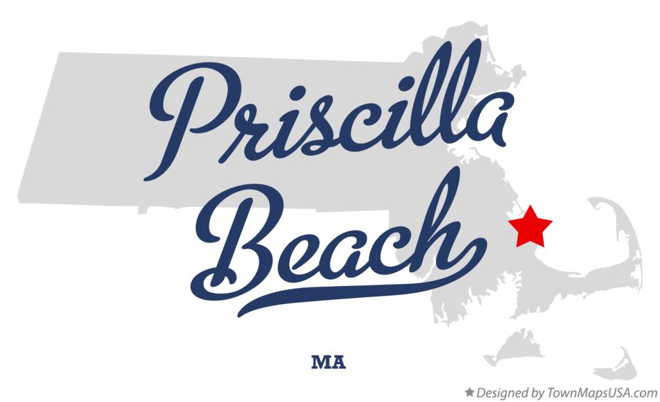 Map of Priscilla Beach Massachusetts MA