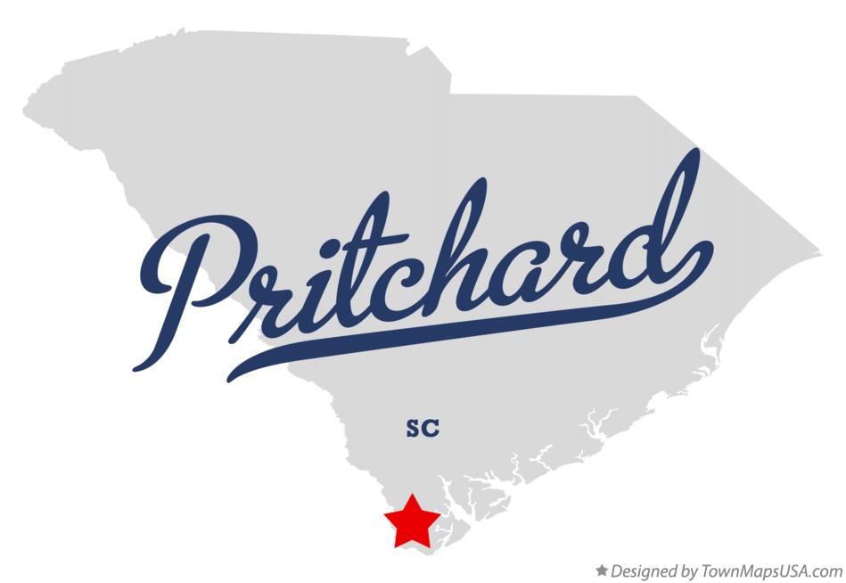 Map of Pritchard South Carolina SC