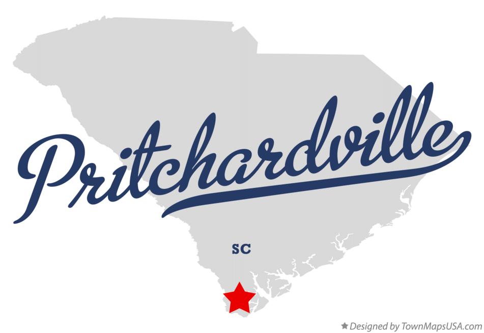 Map of Pritchardville South Carolina SC