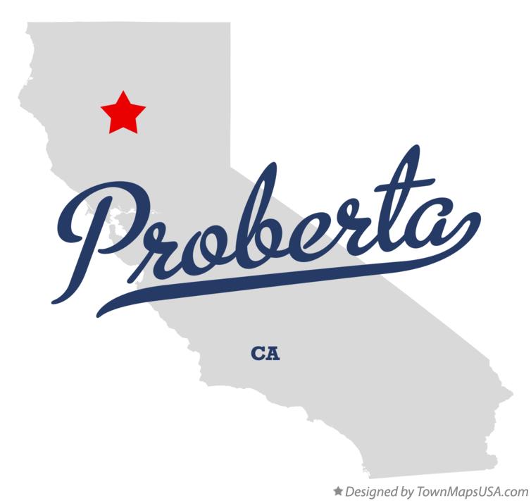 Map of Proberta California CA