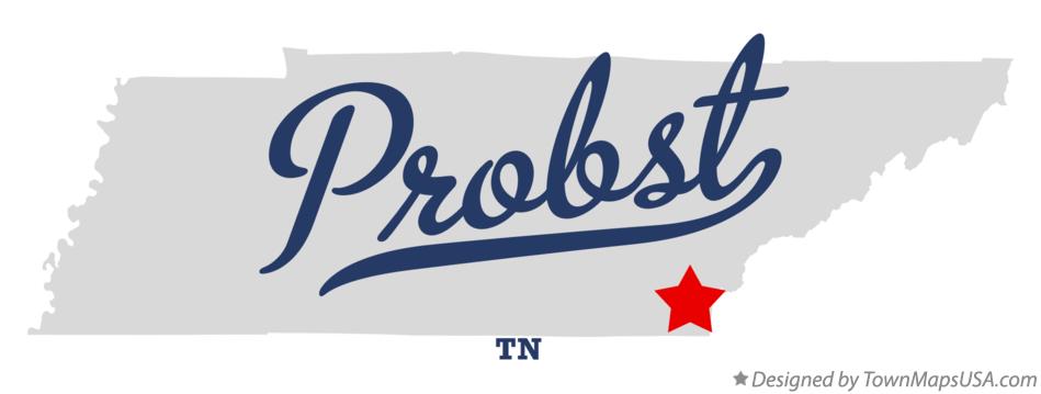 Map of Probst Tennessee TN