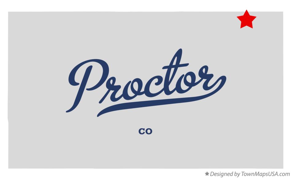 Map of Proctor Colorado CO