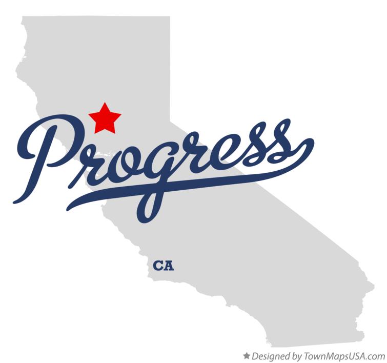 Map of Progress California CA
