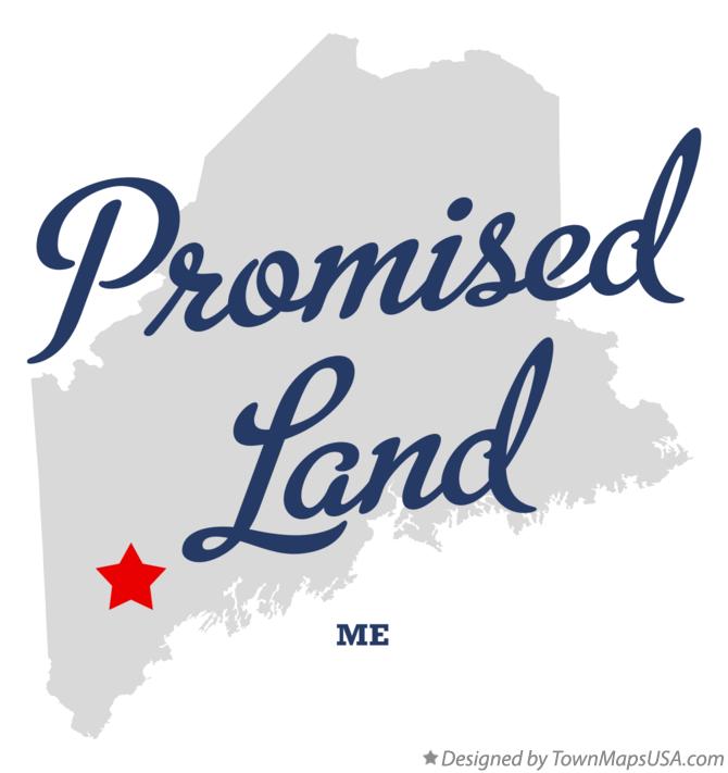 Map of Promised Land Maine ME