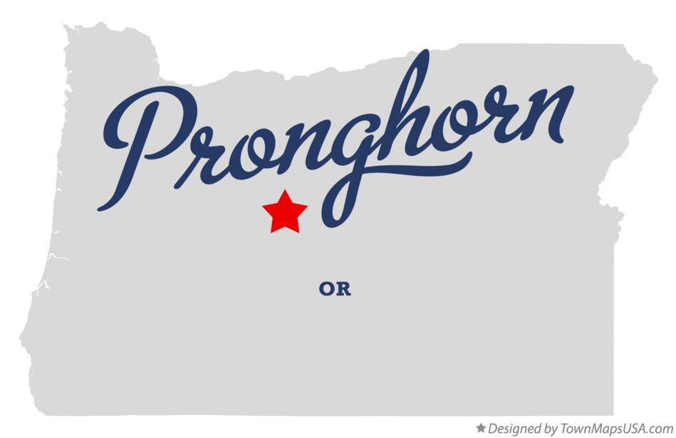 Map of Pronghorn Oregon OR