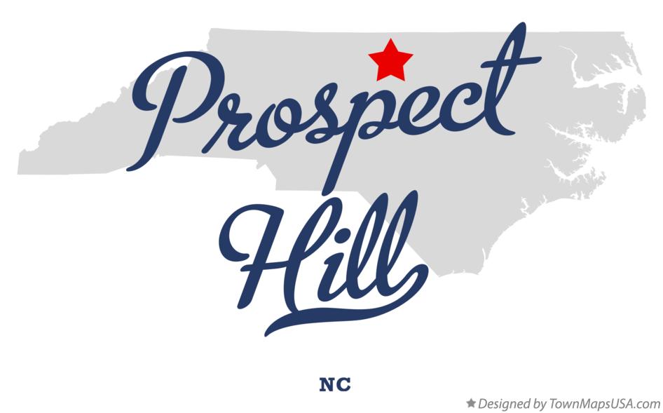 Map of Prospect Hill North Carolina NC