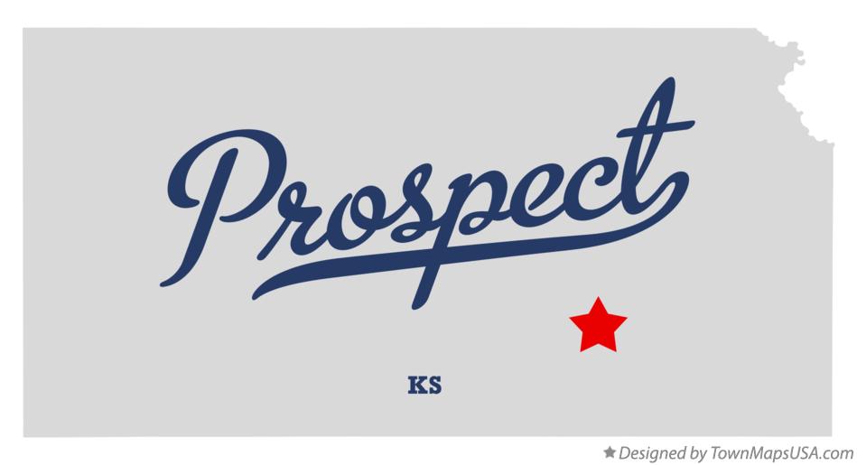 Map of Prospect Kansas KS