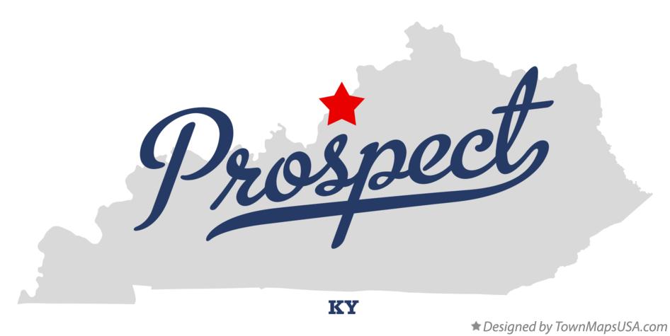 Map of Prospect Kentucky KY
