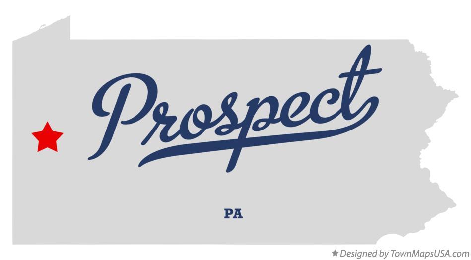 Map of Prospect Pennsylvania PA