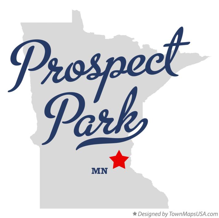Map of Prospect Park Minnesota MN