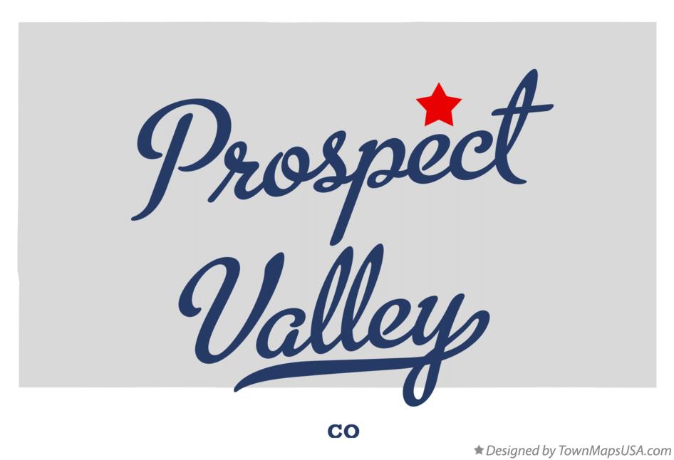 Map of Prospect Valley Colorado CO