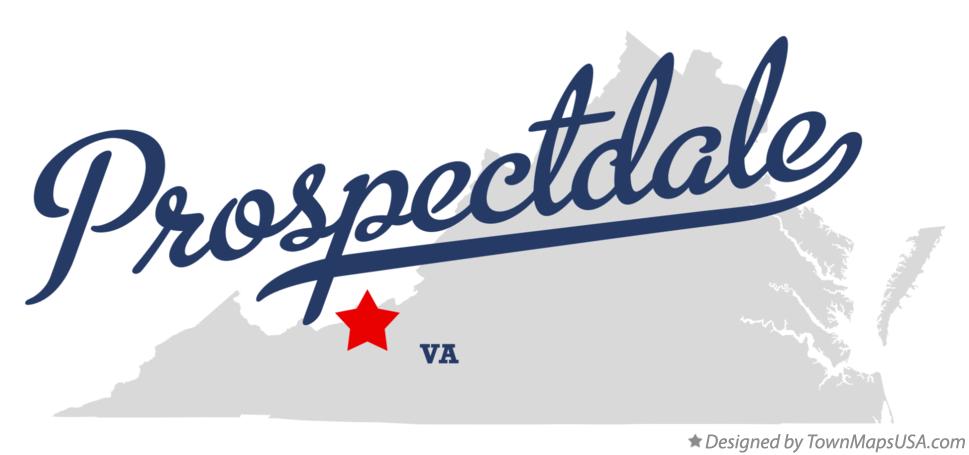 Map of Prospectdale Virginia VA