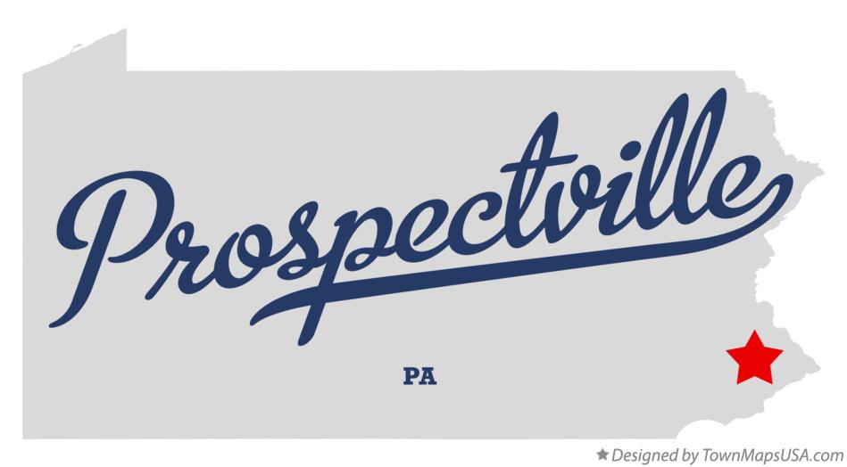 Map of Prospectville Pennsylvania PA