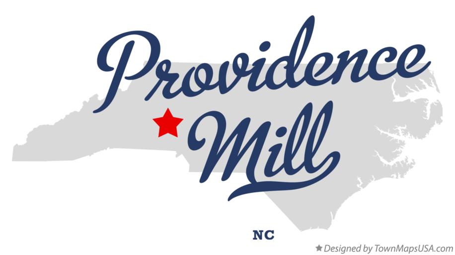 Map of Providence Mill North Carolina NC