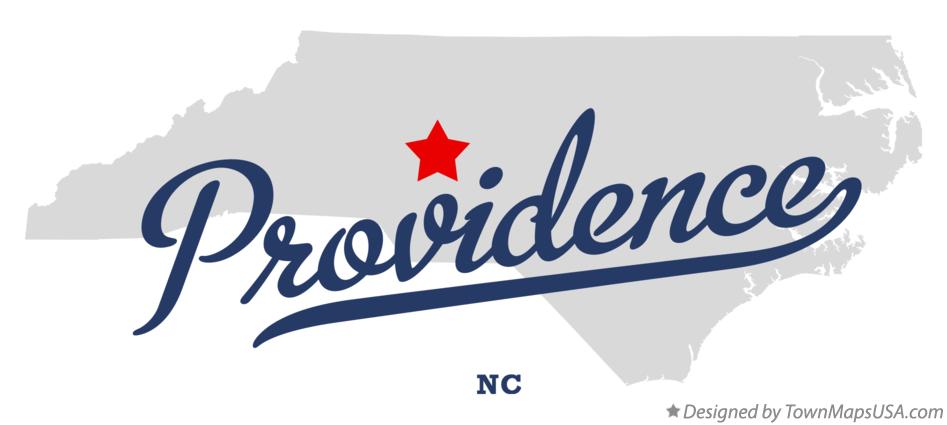 Map of Providence North Carolina NC