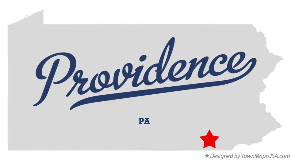 Map of Providence Pennsylvania PA