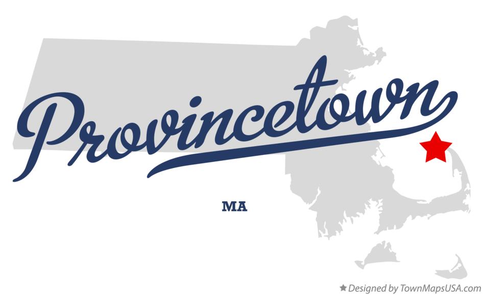 Map of Provincetown Massachusetts MA