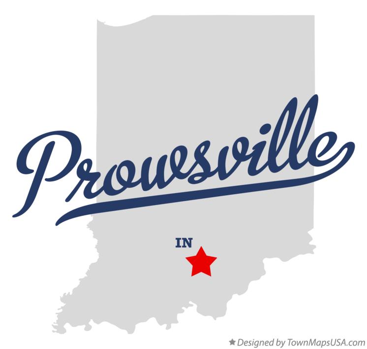 Map of Prowsville Indiana IN