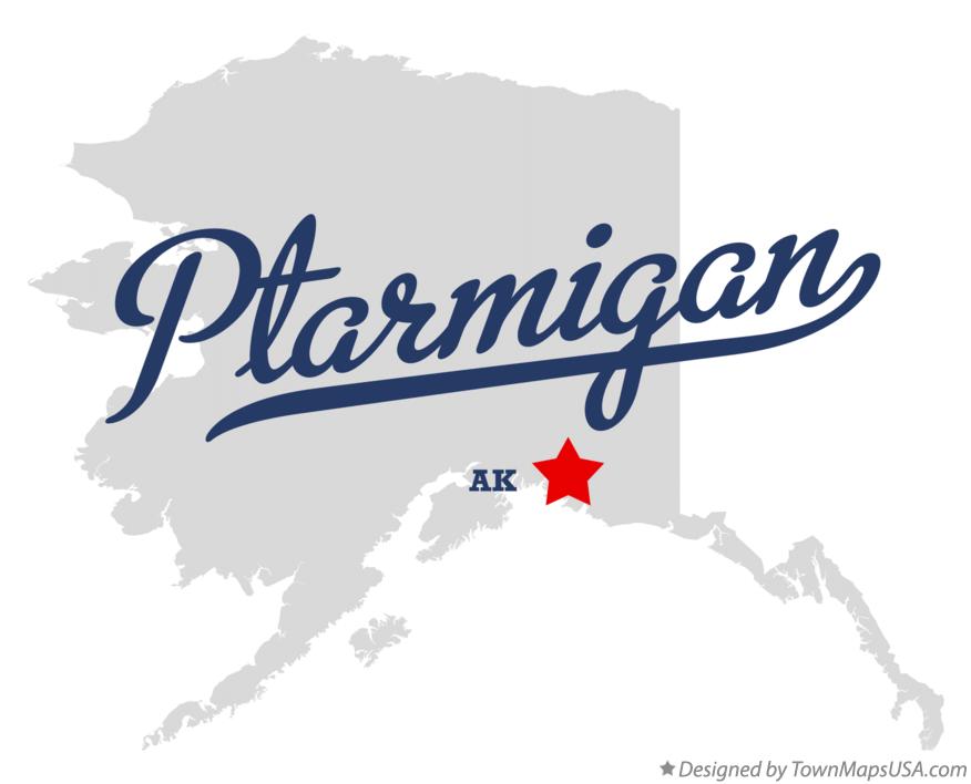Map of Ptarmigan Alaska AK