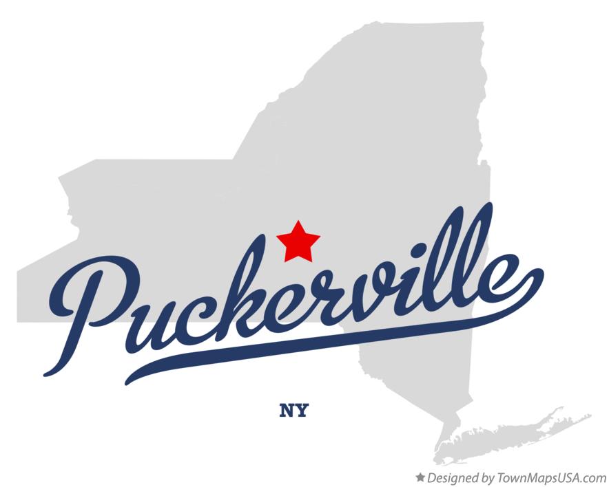 Map of Puckerville New York NY