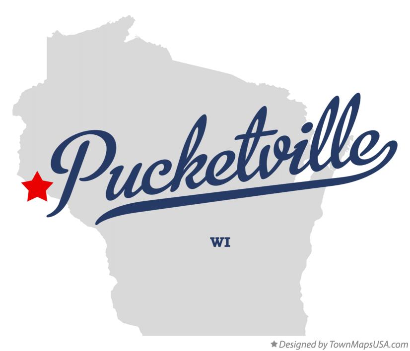 Map of Pucketville Wisconsin WI