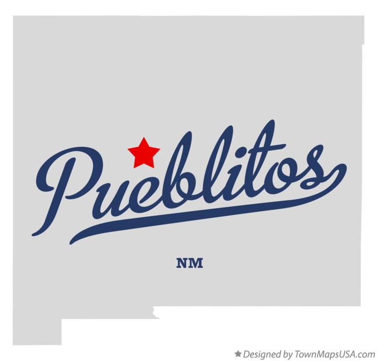 Map of Pueblitos New Mexico NM