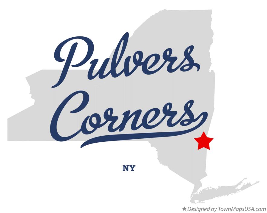 Map of Pulvers Corners New York NY