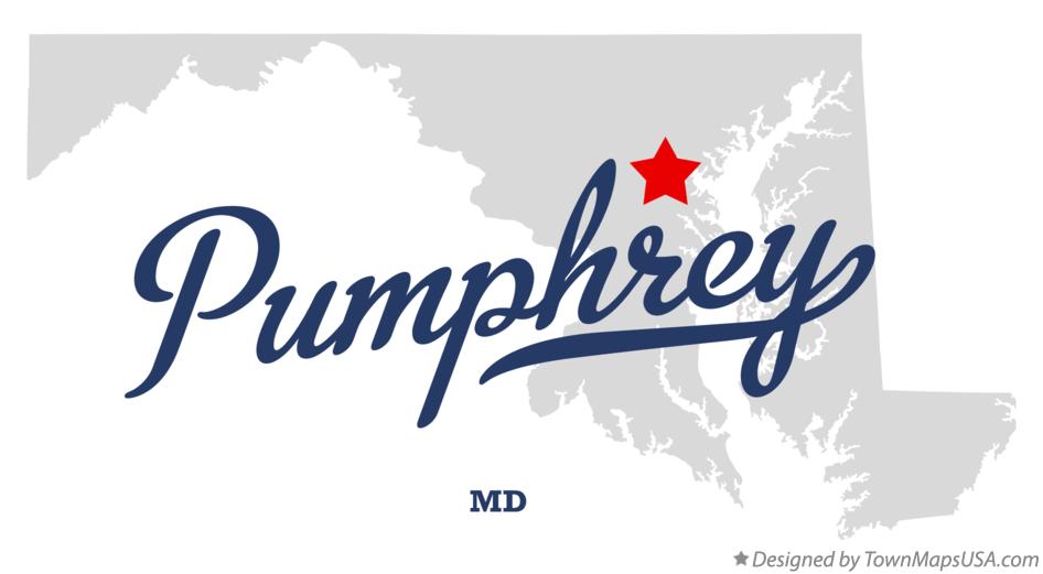 Map of Pumphrey Maryland MD