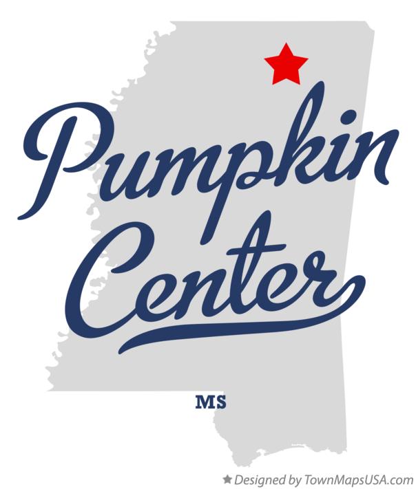 Map of Pumpkin Center Mississippi MS
