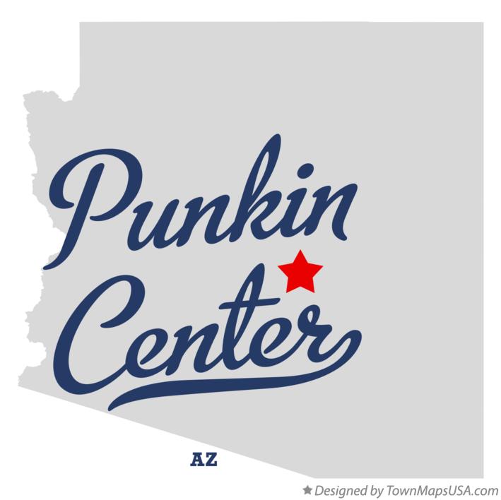 Map of Punkin Center Arizona AZ
