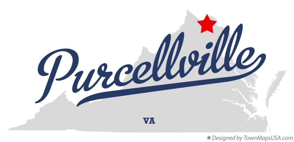Map of Purcellville Virginia VA