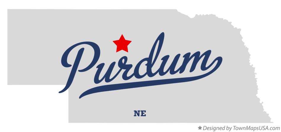 Map of Purdum Nebraska NE