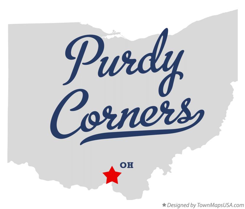 Map of Purdy Corners Ohio OH
