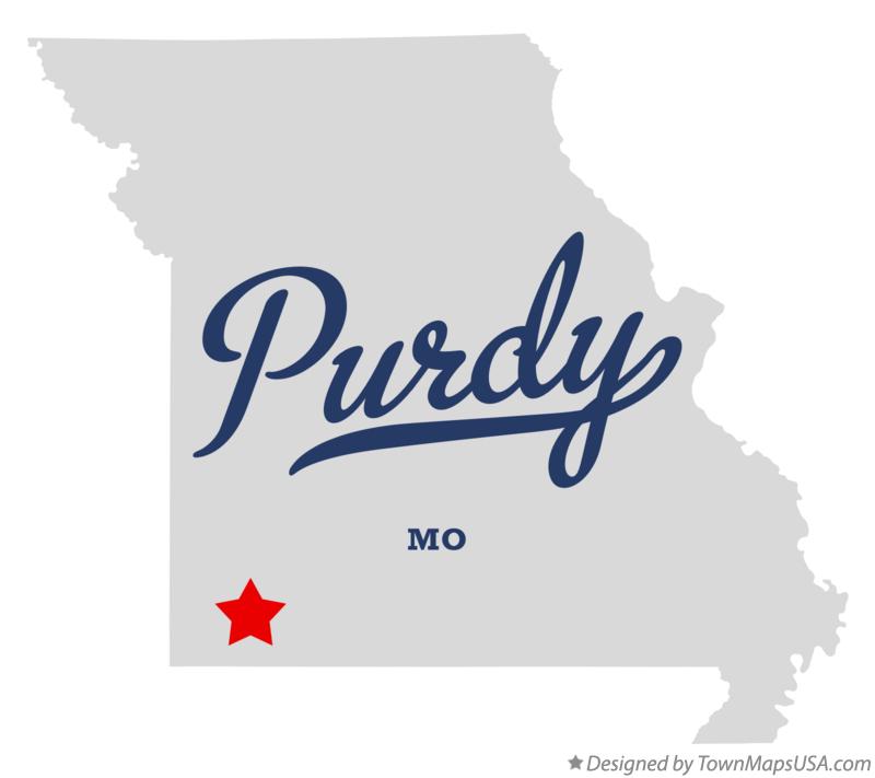 Map of Purdy Missouri MO