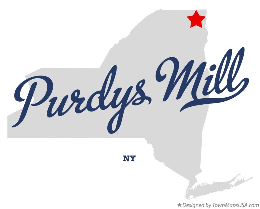 Map of Purdys Mill New York NY