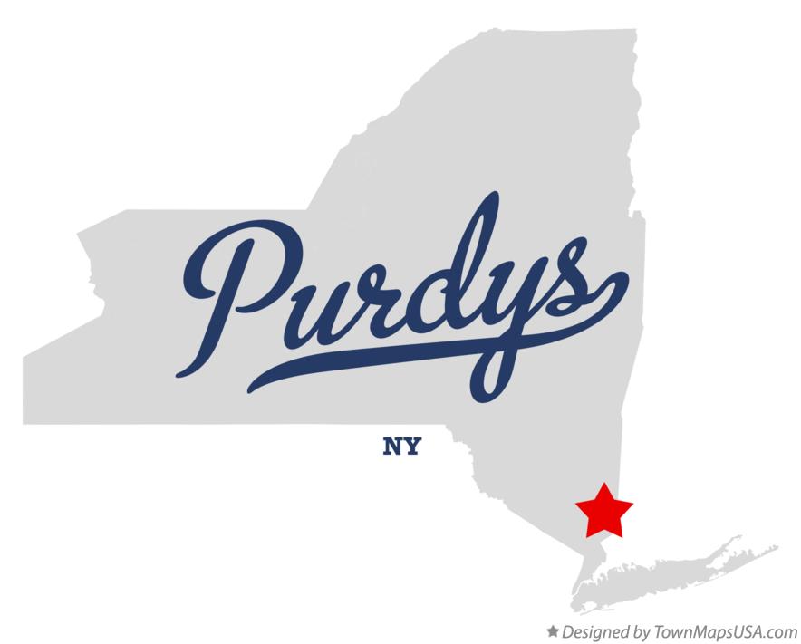 Map of Purdys New York NY