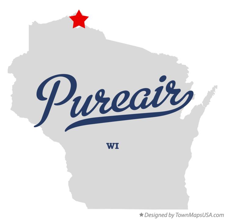 Map of Pureair Wisconsin WI