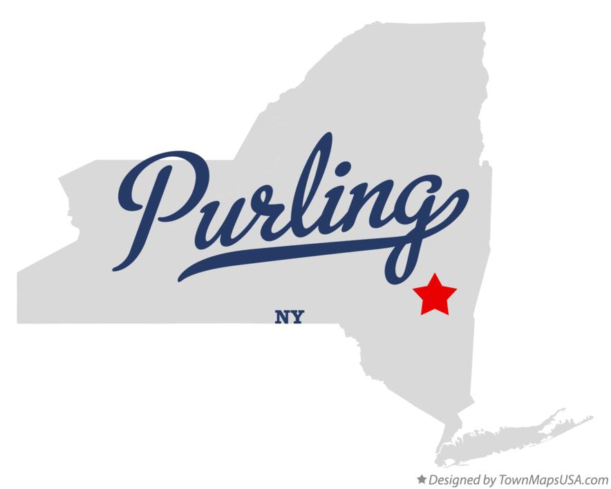 Map of Purling New York NY