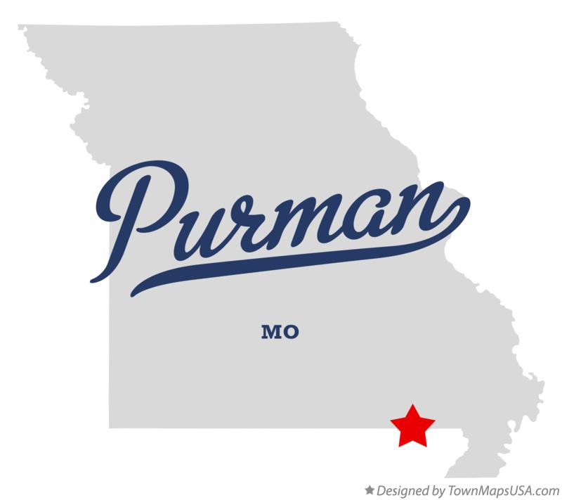 Map of Purman Missouri MO