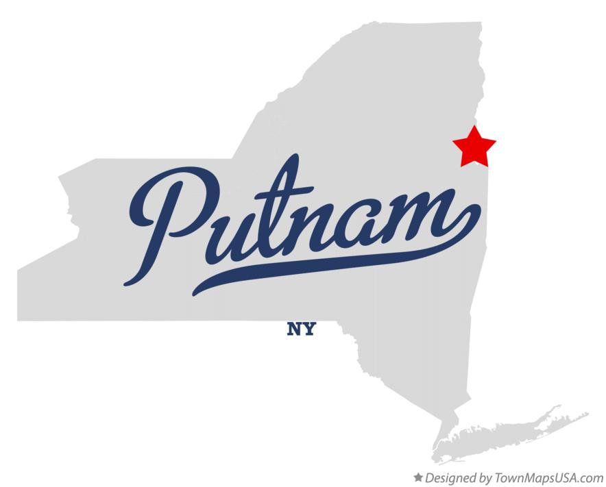 Map of Putnam New York NY