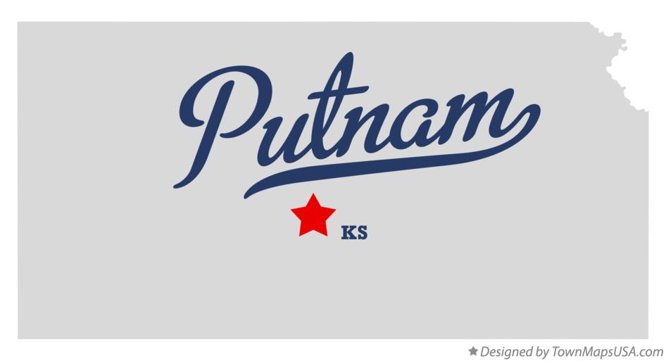 Map of Putnam Kansas KS