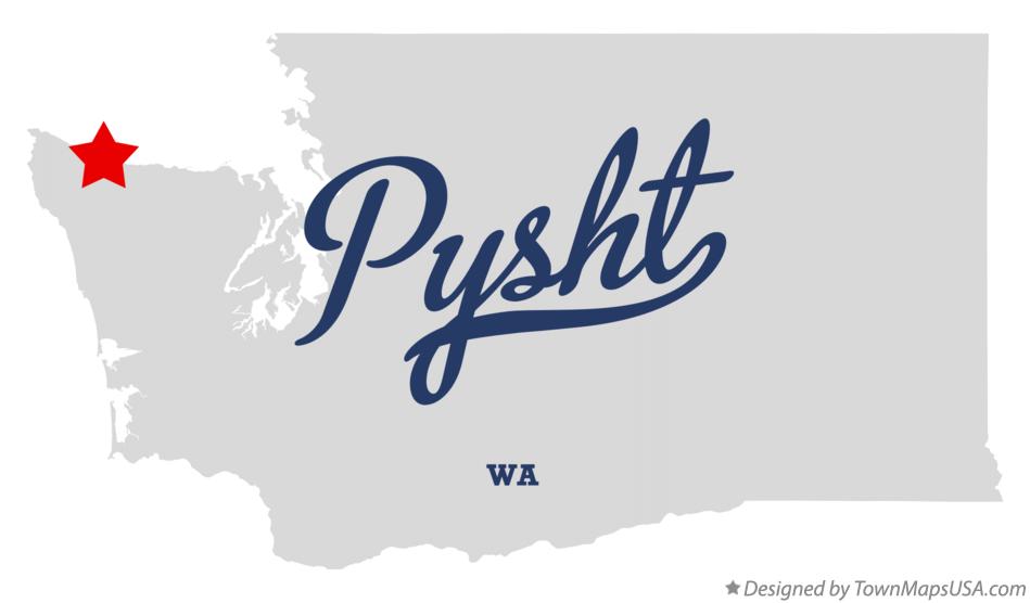 Map of Pysht Washington WA