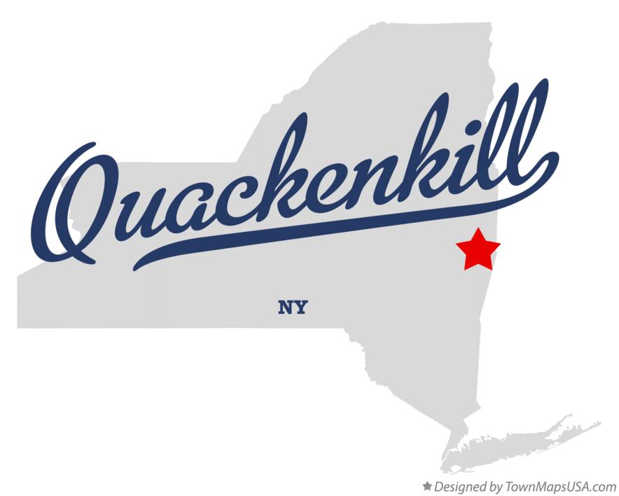Map of Quackenkill New York NY