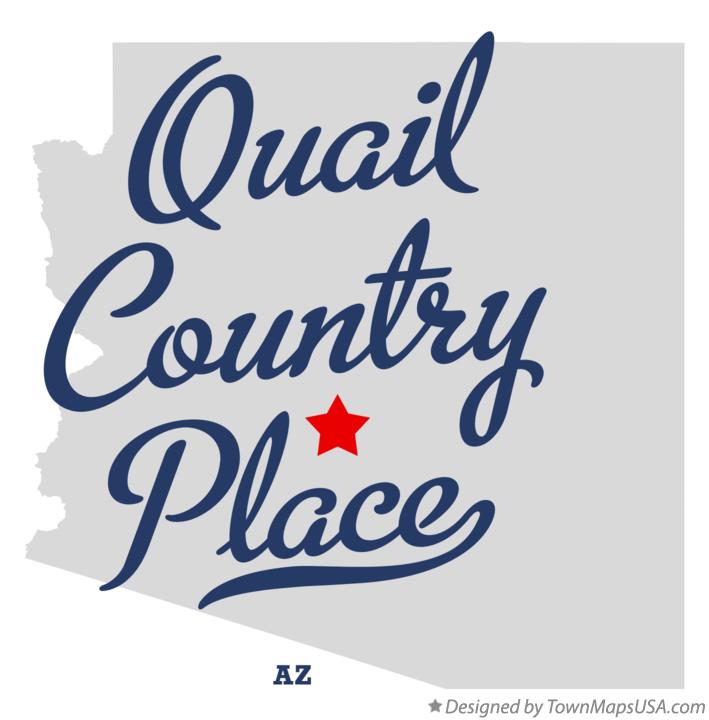 Map of Quail Country Place Arizona AZ