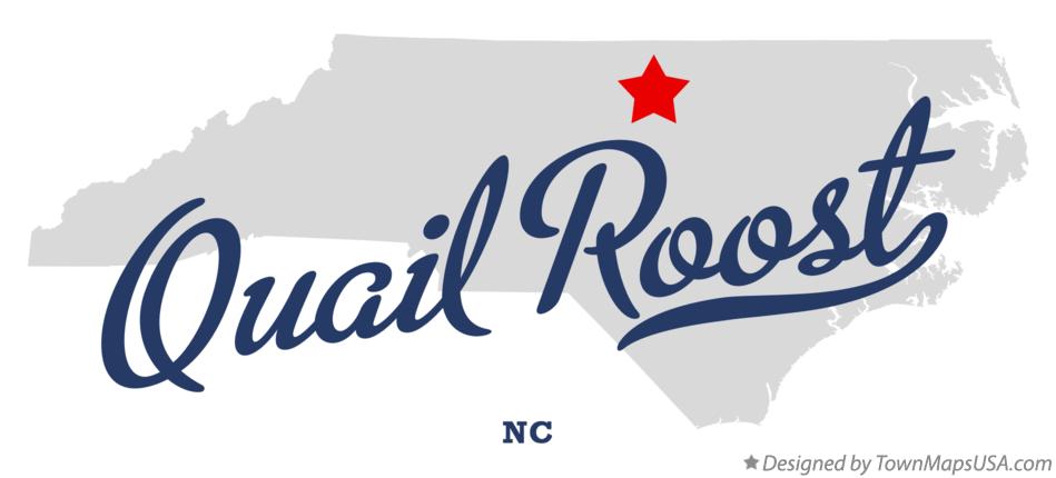 Map of Quail Roost North Carolina NC